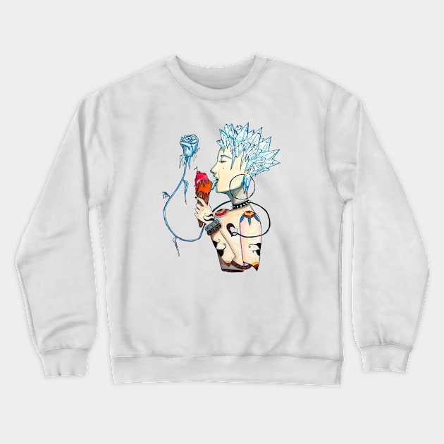 Freeze Crewneck Sweatshirt by rosana art